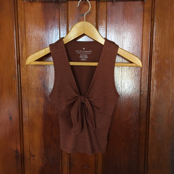 American Eagle Outfitters Tops - Tie Front AE Tank Top